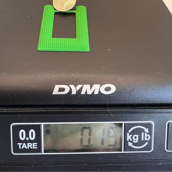 NEW Bright Kelly Green Gold Lightweight Statement Earrings Geometric Art Deco - Picture 12 of 13